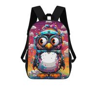 sinyumoney Colorful Penguin Artwork Mochila De Viaje Para La Universidad, Mochilas Para Adolescentes, Chicas, Chicos, Mujeres Y Hombres 17inch