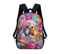 sinyumoney Colorful Pet Blanket with Butterflies Mochila Escolar Ligera Mochila Escolar De Día Mochila Para Libros Para La Universidad Para Acampar Aventuras Al Aire Libre Y Viajes Diarios 17inch