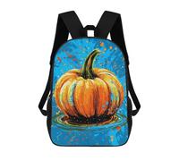 sinyumoney Colorful Pumpkin Splash Art Mochilas Impresas En 3D Para Niños 17inch Mochilas De Moda Informales Para El Día A Día, Bolsas De Viaje, Mochilas Informales Para Exteriores Para Niños Y Niñas