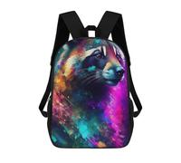 sinyumoney Colorful Raccoon Art Print-1 Mochila Escolar Infantil De 17 Pulgadas Con Estampado 3D, Mochila Moderna Para Niños, Mochilas De Viaje, Bolsas Para Libros, Mochila Escolar Infantil