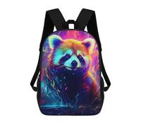 sinyumoney Colorful Red Panda Artwork Mochilas Para Niños Y Estudiantes, Mochilas Escolares Impresas En 3D, Mochilas Para Estudiantes De Primaria Y Secundaria Para Niños Y Niñas 17inch