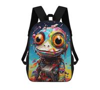 sinyumoney Colorful Robot Artwork Mochilas Escolares Mochila Escolar Ligera Mochila De Día Mochila Escolar Para La Universidad Para Niños/Niñas/Adolescentes 17inch