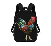 sinyumoney Colorful Rooster Mochila Para Computadora Para La Escuela/trabajo/viajes Para Adolescentes, Niñas, Niños, Mujeres Y Hombres 17inch