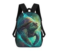 sinyumoney Colorful Sea Turtle Artwork Mochilas Para Niños Mochila Escolar Mochila Escolar Impresa En 3D Para Niños Estudiantes De Primaria Y Secundaria 17inch