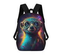 sinyumoney Colorful Sloth with Glasses Art Print Mochilas Infantiles Impresas En 3D Para Niños. Mochilas De Viaje De Moda Para Niños. Mochila Escolar Para Estudiantes De Primaria Y Secundaria.
