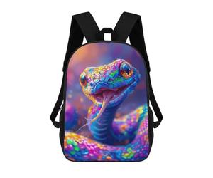 sinyumoney Colorful Snake Art Print-1 Mochila Grande, Ligera E Informal Para El Campus, Actividades Al Aire Libre, Viajes Y Deportes 17inch