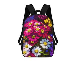 sinyumoney Colorful Spring Flowers Mochila Escolar, Mochila Para Portátil, Mochila Unisex Informal Para La Escuela/trabajo/viajes 17inch