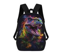 sinyumoney Colorful T-Rex Art Print-1 Mochila De Viaje Para La Universidad, Mochilas Para Adolescentes, Chicas, Chicos, Mujeres Y Hombres 17inch