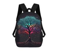 sinyumoney Colorful Tree Mochila Infantil Para Niñas Y Niños, Mochila De Día, Escuela Primaria, Perfecta Para La Vuelta Al Cole O Educación Física, Regalos Y Viajes 17inch