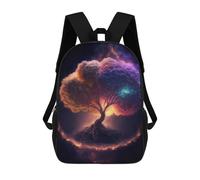 sinyumoney Colorful Tree of Life Art Print Mochila Escolar, Bolso De Negocios, Bolso Para Portátil Resistente Para Niñas Y Adolescentes 17inch
