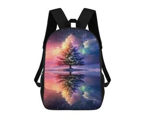 sinyumoney Colorful Tree Reflection Wallpaper Mochila De Viaje Para La Universidad Mochilas Para La Escuela/trabajo/viajes 17inch