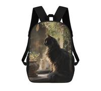 sinyumoney Colorful Tree Reflections Mochila impermeable para ordenador para camping, aventuras al aire libre y uso diario, Estilo 1., 17"