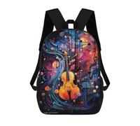 sinyumoney Colorful Violin Artwork Mochila Escolar Para Ordenador Portátil Para La Escuela/trabajo/viajes: Perfecta Para Viajes, Trabajo Y Uso Diario 17inch