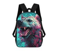 sinyumoney Colorful Wild Canine Portrait Mochila Escolar Impresa En 3D Mochila Escolar De Moda Para Niños Mochilas Para Niños Estudiantes De Secundaria 17inch