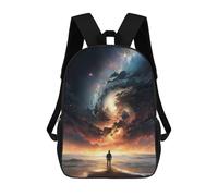 sinyumoney Colors of Space Mochilas Para Niños 17inch Mochila Escolar Mochila Escolar Impresa En 3D Para Niños De Primaria Y Secundaria