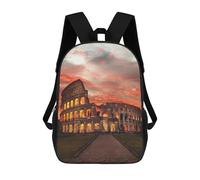sinyumoney Colosseum Mochila Escolar Impresa En 3D Para Niños, Mochila Escolar, Mochilas De Viaje, Bolso Informal De Moda Para Niños Y Estudiantes 17inch