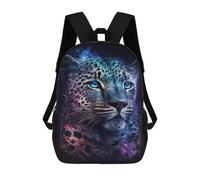 sinyumoney Colour Galaxy Leopard Mochila Escolar Infantil De 17 Pulgadas Con Estampado 3D De Películas De Anime Para Niños, Mochila De Viaje, Mochila Escolar Infantil