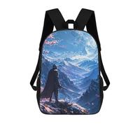sinyumoney Conquer The World Mochila Ronaldo, Mochila Infantil, Mochila Escolar Para Estudiantes, Mochila Para Libros, Mochila Escolar Impresa En 3D Para Niños Y Niñas, 17inch