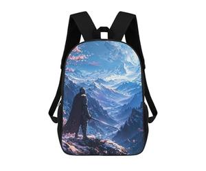 sinyumoney Conquer The World Mochila Ronaldo, Mochila Infantil, Mochila Escolar Para Estudiantes, Mochila Para Libros, Mochila Escolar Impresa En 3D Para Niños Y Niñas, 17inch