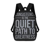sinyumoney Consistency Is Path To Success - Motivation Mochila Ligera Para Aeropuerto, Estudiantes Universitarios Y Mochileros: Perfecta Para Viajes, Trabajo Y Uso Diario 17inch