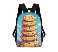 sinyumoney Cookies Christmas Vibes Mochila Escolar Infantil Impresa En 3D Para Niños, Mochilas De Viaje, Bolsas Para Libros Para Niños Estudiantes De Primaria 17inch