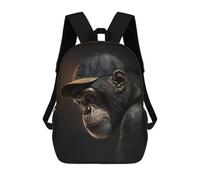sinyumoney Cool Ape Mochilas Escolares Impresas En 3D, Mochila Escolar Informal Para Niños, Mochila Escolar De Moda Para Estudiantes De Secundaria 17inch