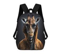 sinyumoney Cool Giraffe Modern Art Mochila Escolar Para Niñas Y Niños, Mochilas De Gran Capacidad, Mochilas Ligeras Para Niños Y Estudiantes 17inch