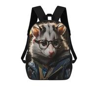 sinyumoney Cool Opossum Animals Mochila De Día Mochila De Negocios Mochila Impermeable Para Libros Para Hombres/mujeres 17inch