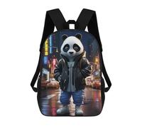 sinyumoney Cool Panda Mochila Escolar Infantil, Mochilas Impresas En 3D, Mochilas Escolares De Moda Para Niños De Primaria Y Secundaria 17inch