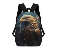 sinyumoney Cool Wild Bald Eagle Mochila Escolar Infantil Impresa En 3D Para Niños, Mochilas De Viaje, Bolsas Para Libros, Mochila Escolar Infantil 17inch