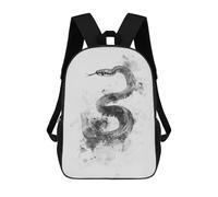 sinyumoney Coral Snake Watercolor Mochilas Impresas En 3D Para Niños 17inch Mochilas De Moda Informales Para El Día A Día, Bolsas De Viaje, Mochilas Informales Para Exteriores Para Niños Y Niñas