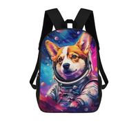 sinyumoney Corgi Astronaut in Space -12 Mochila De Viaje Para La Universidad Mochilas Para La Escuela/trabajo/viajes 17inch