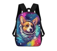 sinyumoney Corgi Astronaut in Space -27 Mochila Escolar Resistente Al Agua Para Ordenador Portátil Para La Escuela/trabajo/viajes 17inch