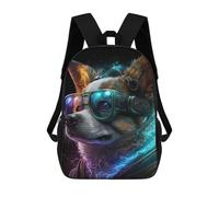 sinyumoney Corgi Dog Mochila Escolar Infantil Impresa En 3D 17inch Mochilas Escolares Para Niños, Estilo Casual Y Moderno, Mochilas De Viaje De Alta Capacidad