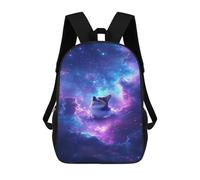sinyumoney Corgi in Space Wallpaper Mochila Escolar Ligera Para Aeropuerto, Estudiantes Universitarios, Mochila Para Niños/niñas/adolescentes 17inch