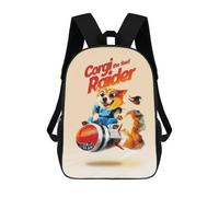 sinyumoney Corgi The Food Raider Mochila Infantil Para Niñas Y Niños, Mochila De Día, Escuela Primaria, Perfecta Para La Vuelta Al Cole O Educación Física, Regalos Y Viajes 17inch