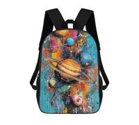sinyumoney Cosmic Abstract Painting-1 Mochila Escolar Impresa En 3D 17inch Mochila Escolar Infantil Mochilas De Viaje Mochila Informal De Moda Para Niños Y Estudiantes