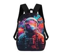 sinyumoney Cosmic Astronaut Adventure-2 Mochila Escolar, Bolso De Negocios, Bolso Para Portátil Duradero Para Campus, Actividades Al Aire Libre, Viajes Y Deportes 17inch