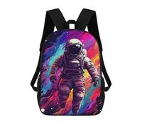 sinyumoney Cosmic Astronaut Adventure-3 Mochilas Escolares De Moda Para Papelería, Impermeables, Informales, Para Hombres, Mujeres Y Adolescentes 17inch