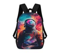 sinyumoney Cosmic Astronaut Adventure-4 Mochila Grande, Ligera E Informal Para El Campus, Actividades Al Aire Libre, Viajes Y Deportes 17inch