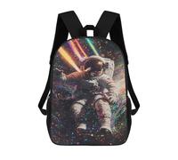 sinyumoney Cosmic Astronaut Adventure-6 Mochilas Infantiles Impresas En 3D De 17 Pulgadas. Mochila Escolar Informal Impresa En 3D Para Niños De Primaria Y Secundaria.