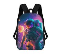 sinyumoney Cosmic Astronaut Adventure-7 Mochila Escolar, De Negocios, Para Portátil, Unisex, Informal, Para Adolescentes, Chicas, Chicos, Mujeres Y Hombres 17inch