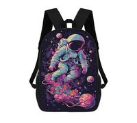 sinyumoney Cosmic Astronaut Adventure-8 Mochila Escolar Para Ordenador Portátil Para La Escuela/trabajo/viajes: Perfecta Para Viajes, Trabajo Y Uso Diario 17inch