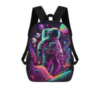 sinyumoney Cosmic Astronaut Adventure Mochila Escolar Grande Para Niños, Niñas, Adolescentes, Hombres Y Mujeres 17inch