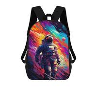 sinyumoney Cosmic Astronaut Adventure Mochila Escolar Grande Resistente Al Agua Para Portátil Para Adolescentes, Niñas, Niños, Mujeres Y Hombres 17inch