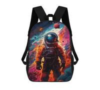 sinyumoney Cosmic Astronaut Adventure Mochila Escolar Grande Resistente Al Agua Para Portátil Para Niñas Y Adolescentes 17inch
