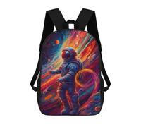 sinyumoney Cosmic Astronaut Journey Mochilas Para Niños Mochila Escolar Mochila Escolar Impresa En 3D Para Niños Estudiantes De Primaria Y Secundaria 17inch