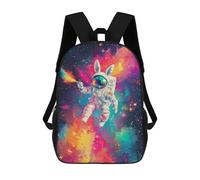 sinyumoney Cosmic Astronaut Spray Painting-2 Mochila Escolar Infantil Impresa En 3D 17inch Mochilas De Moda Para Niños De Primaria Y Secundaria