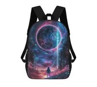 sinyumoney Cosmic Beam Mochilas Para Niños Mochilas Escolares Mochila Escolar Para Niños Impresa En 3D Mochilas De Viaje De Moda Para Niños De Primaria Y Secundaria 17inch