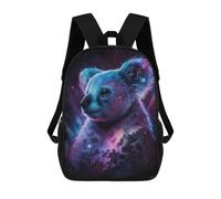 sinyumoney Cosmic Bear Art Print-1 Mochila Escolar Infantil De 17 Pulgadas Con Estampado 3D De Películas De Anime Para Niños, Mochila De Viaje, Mochila Escolar Infantil